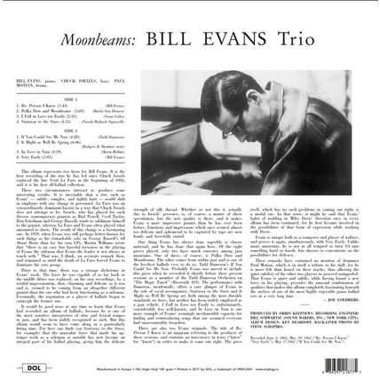 The Bill Evans Trio - Moon Beams (LP, Album, RE, 180) (Mint (M)) - 3652882779
