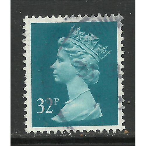 GB 1988 QE2 32p Greenish Blue Machin SG X983. ( C1085 )