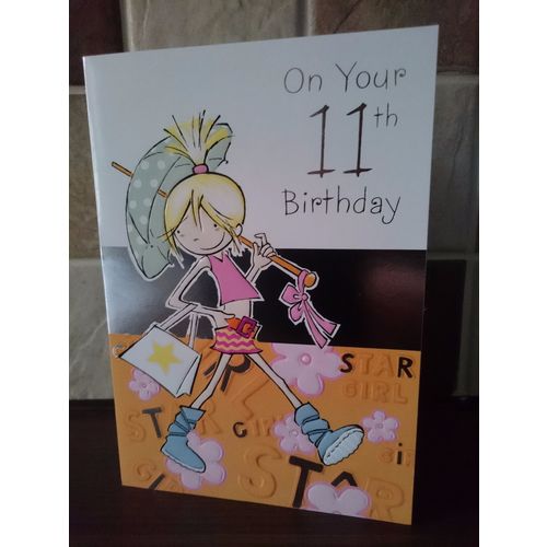 11th birthday card - On Your 11h Birthday - 03