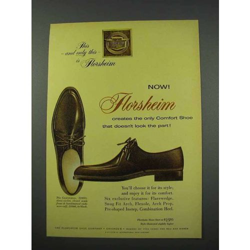 1961 Florsheim Glenfield 31693 Shoe Ad - Comfort
