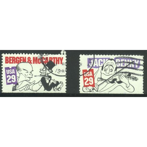 USA 1991 - SG2606 + SG2607 - Caricatures - used