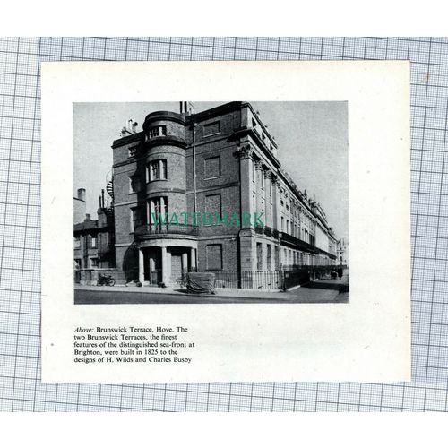 C4568) Brunswick Terrace Hove Sussex - c.1948 Cutting
