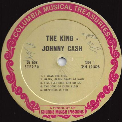 Columbia DS-608 Johnny Cash "The King" & Tammy Wynette "The Queen" - double LP