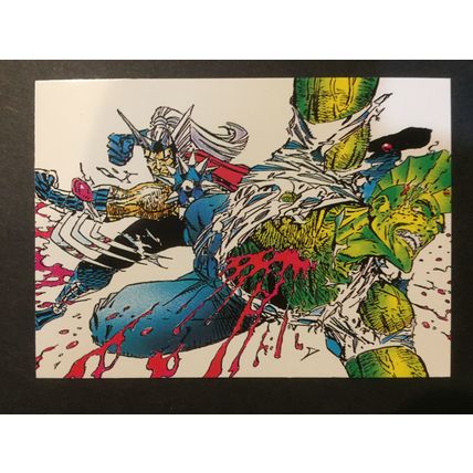 The Savage Dragon trading card #76, excellent condition!