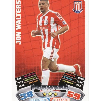 Match Attax 2011/2012 251 Jon Walters Stoke City