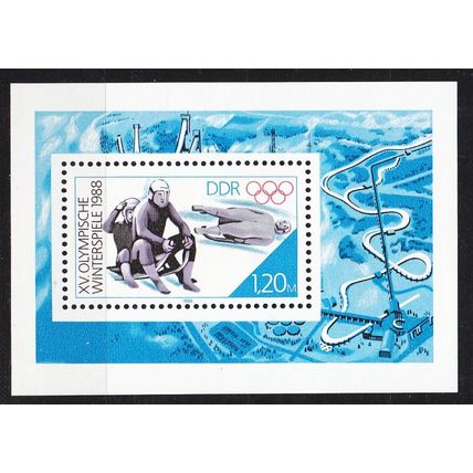 GERMANY DDR [1988] MiNr 3144 Block 90 ( **/mnh ) Olympiade