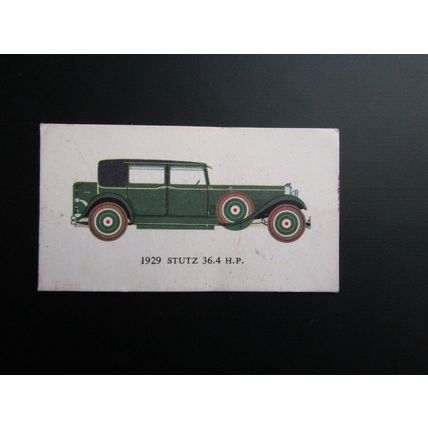 Mobil Oil 1966 Vintage Cars Cards Card Variants (e33)