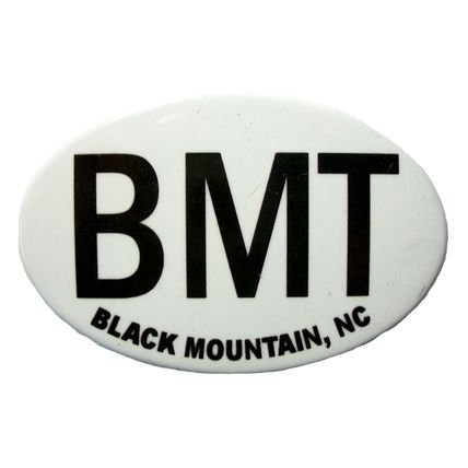 Black Mountain BMT North Carolina Oval Fridge Magnet