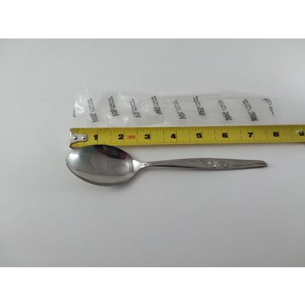 Ekco Eterna EKS23 Stainless. 1 Individual Spoon. NOS New Old Stock. Larger.