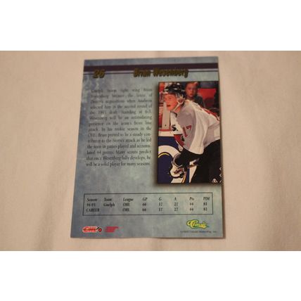 Brian Wesnberg 1995 Classic Hockey Draft 95 NO. 26