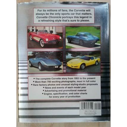 Corvette Chronicle - Beautiful Color Photos & More! Large Hardcover - Fast Ship!
