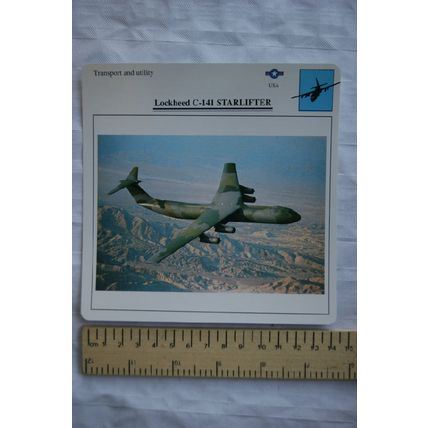 Lockheed C-141 Starlifter - USA - Transport & Utility - Collectors Club Card