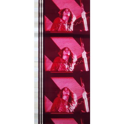 ALICE COOPER. Pk MTP - B050x . 1 STRIP OF 5 - 35MM FILM CELLS.