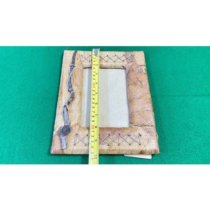 Rustic Wooden Picture Frame, Handmade Gift, 100% Natural Eco Farmhouse, Rare Fi