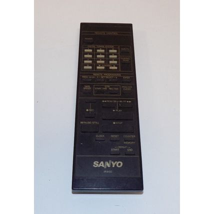 Sanyo IR 8100 Television And VCR Remote Control IR Tested