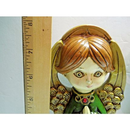 Vintage Pair of Angel Ceramic Figurine Statues Made in Japan