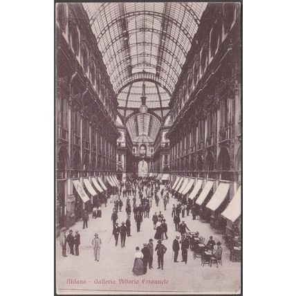 Galleria Vittorio Emanuele, Milano, c.1910s - Scrocchi Cartolina