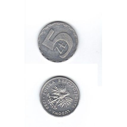 Moneta Polonia - Zt.5 del 1989