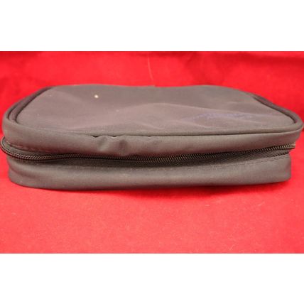 Vintage Dark Blue Continental Airlines Travel Amenity Toiletry Zipper Bag