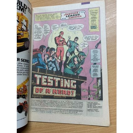 DC COMICS JUSTICE LEAGUE OF AMERICA #173 DEC 1979 (VFN+) COMIC (LL)