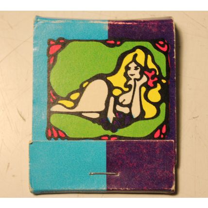 VINTAGE Zodiac Advertising MATCH BOOK Virgo
