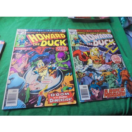 HOWARD THE DUCK LOT! Issues 5, 7, 8, 9, 10, 14 & 18! 1976-78! $65.00 Shipped!!