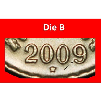 Ⰶ LION (2009-2010): INDIA★5 RUPEES 2009 STAR JUST PUBLISHED★LOW START★NO RESERVE