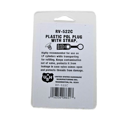 US Hardware - POL Plug w/Strap