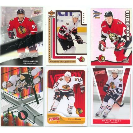 Marian Hossa 16x card lot incl Inserts