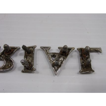 1964 64 1965 65 Chrysler Imperial Trunk Lid Emblems OEM Set
