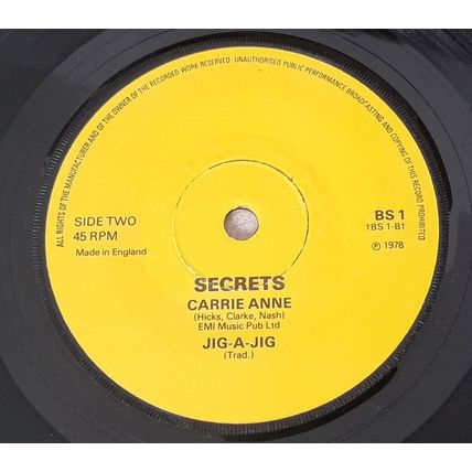 Secrets : Hawaii 5-0 : 45 rpm EP : 1978
