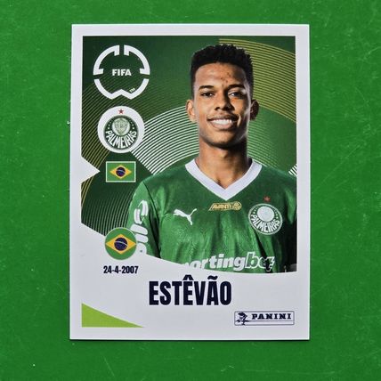 PANINI FIFA CLUB WORLD CUP 2025 ESTEVAO ROOKIE YEAR PALMEIRAS #18