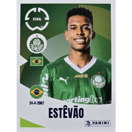PANINI FIFA CLUB WORLD CUP 2025 ESTEVAO ROOKIE YEAR PALMEIRAS #18