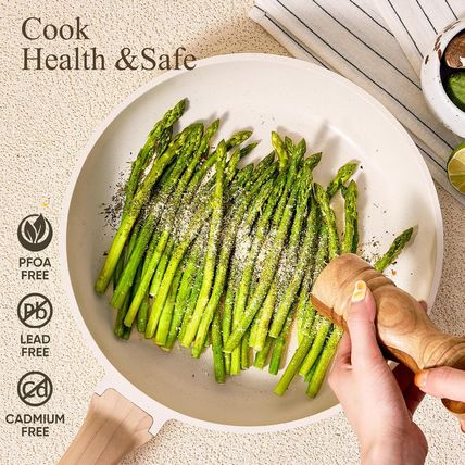 CAROTE 14 Pcs Pots and Pans Set Nonstick,Cookware Set Kitchen Cooking Set with U