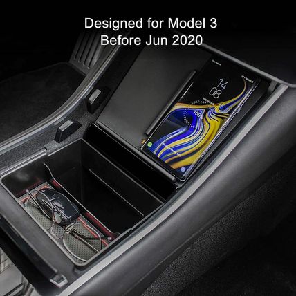 TAPTES Wireless Charger for Tesla Model 3 2017 2018 2019 2020, Dual Phone Chargi