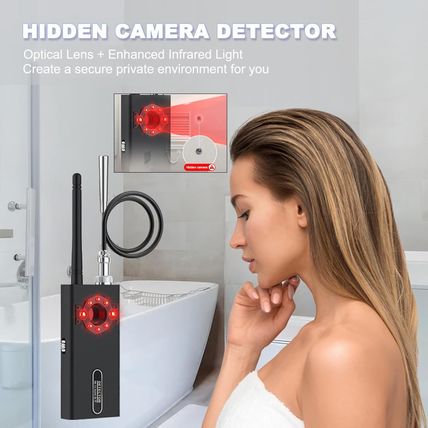 JAXTIN G66 Pro Hidden Camera Detector with AI Auto Scan, Magnetic GPS Tracker, I