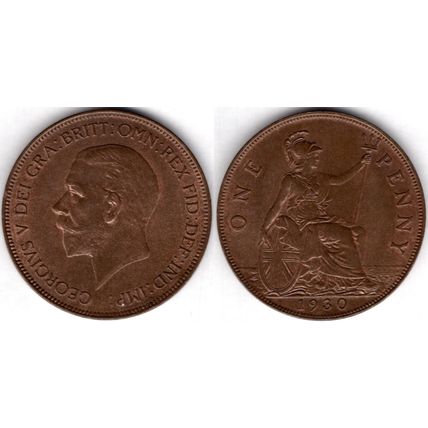Great Britain. George V. Penny 1930. AU. dy23533