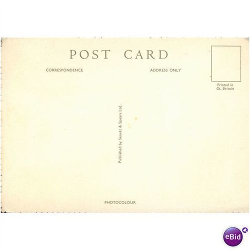 Jersey Postcard - Seagrove Hotel, Corbierre - Senett & Spears Card