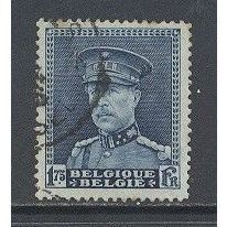 Belguim.SG586 1f 75 Albert I (Blue).Fine Used.Dec14