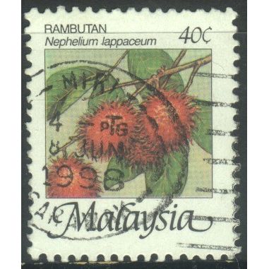 Malaysia 1986 - SG344 - 40c multi - Rambutan - used