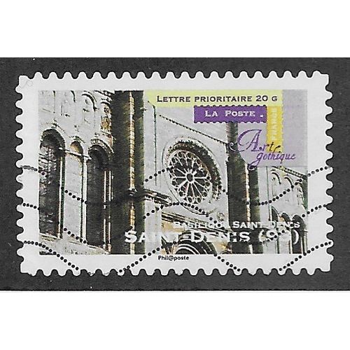 FRA 2011 (58c) 'GOTHIC ART - SAINT-DENIS 93' FINE USED (EBID57-587)