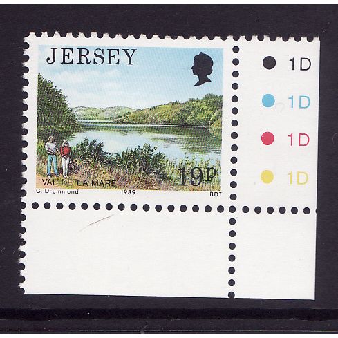 1989-95 Jersey Scenes, NH Mint Stamp, SG 479 #1