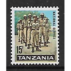 TANZANIA 1965 15c NATIONAL SERVICE MEN SG 130 M MINT