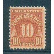 J84 10c Postage Due Average Plus MNH Q3291