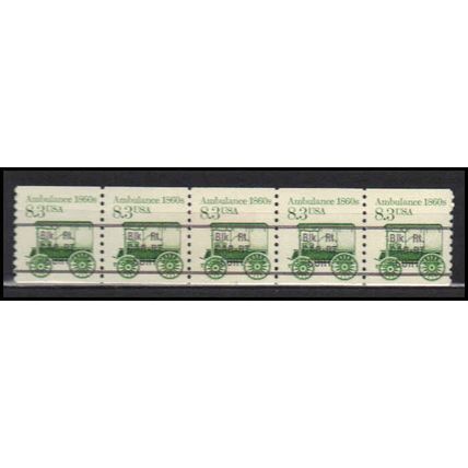 2231 8.3c Ambulance Fine MNH Dry Gum PNC 1/5 X2717