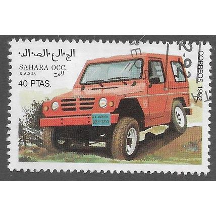 1992 40PTS 'SAHARA OCC. -VEHICLES' C.T.O FINE USED (EBID75-936)