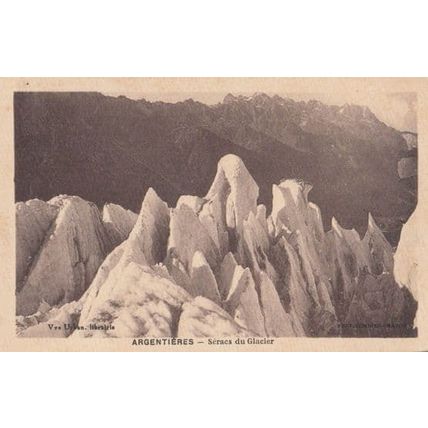 Argentieres Seracs Du Glacier Antique French Postcard