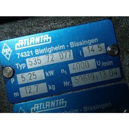 NEW ATLANTA 535 72 077 GEAR REDUCER,ATLANTA 535 72077 ,TG