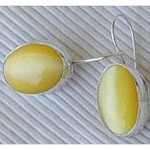 Strong yellow earrings