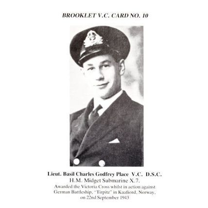 Lieutenant Charles Plane WW2 Victoria Cross German Submarine Raid Postcard